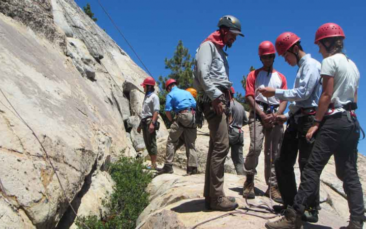 rock climbing course for teens in california